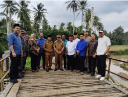 Kunker di Kecamatan Sidomulyo, Komisi III DPRD Lampung Selatan Akan Kawal Jembatan Rusak Akibat Banjir di Desa Suak Hingga Terealisasi