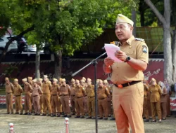 Pimpin Apel Perdana, Wabup M. Syaiful Ajak ASN Kerja Dengan Hati