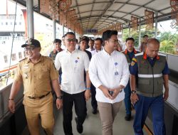 Wabup Lamsel M. Syaiful Dampingi Stafsus Kementerian Perhubungan Tinjau Kesiapan Pelabuhan Bakauheni