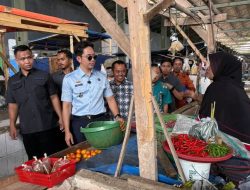 Pastikan Stabilitas Harga Pangan, Bupati Egi Sidak Pasar Sidomulyo