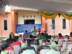 Dede Suhendar Gelar IPWK di Desa Sukamaju Kecamatan Way Sulan