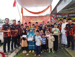 Gelar Bakti Sosial, Ormas PP Berikan Parsel dan Santunan Kepada 20 Yatim di Kecamatan Sidomulyo