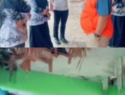 Anggota DPRD Lamsel Komisi IV Dede Suhendar Soroti Kondisi Bangunan SDN Sumber Agung Way Sulan