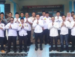 Camat Rohidin Gelar Halal Bihalal Bersama Kepala Desa se-Kecamatan Sidomulyo