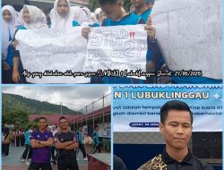 Siswa-siswi SMKN 1 LubukLinggau Demo Terkait Dugaan Oknum Guru Olahraga Cabul