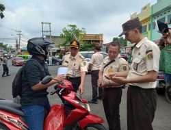 Samsat Rajabasa Gelar Razia Gabungan! Banyak Kendaraan Terjaring