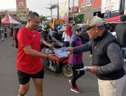 UPTD Samsat Bandar Lampung Hadir di CFD dan Bhayangkara Run ke-79, Sosialisasikan Program Pemutihan Pajak
