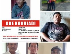 Ade Kurniawan 4 Bulan Menghilang, Sudah Lapor Polisi Namun Belum Ditemukan