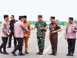 TNI Wilayah Lampung Kompak Bersinergi Dampingi Kapolri dalam Rangkaian Kegiatan di Provinsi Lampung