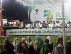 Istigasah dan Pengajian Akbar Meriahkan HUT ke-34 Desa Banjarsari, Wabup Syaiful Ajak Warga Perkuat Semangat Spiritual dan Gotong Royong