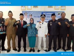 Sekda Lampung Selatan Lantik Khusaini Rohman sebagai Penjabat Kades Karya Tunggal