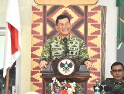 Pangdam XXI/Radin Inten Kunjungi Kodim 0424/Tanggamus dan Berikan Arahan kepada Prajurit dan Persit