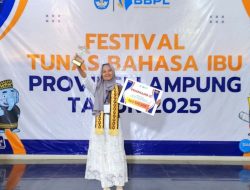 Putri Wartawan di Tuba Sukses Raih Juara 2 Lomba Pidato FTBI Tingkat Lampung