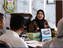 Wali Kota bandar Lampung, Hj. Eva Dwiana, Melaksanakan Audiensi bersama BPJS Ketenagakerjaan