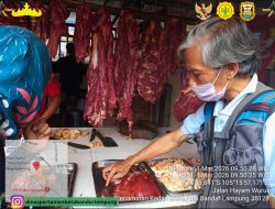 Pendampingan Tim Saber Pengawasan Harga, Keamanan dan Mutu Pangan di Pasar Kota Bandar Lampung