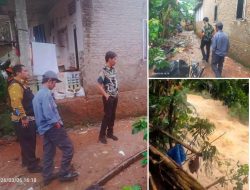 Camat Kemiling Tinjau Aliran Sungai Way Balau di Jalan Sejahtera