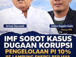IMF Soroti Perkembangan Kasus Dugaan Korupsi Dana PI 10 Persen PT LEB