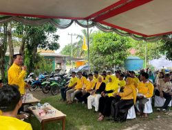 Konsolidasi Berkelanjutan, Partai Golkar Way Kanan Gelar Muscam Kecamatan Buay Bahuga