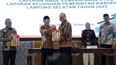 Konsistensi Satu Dekade, Lampung Selatan Kembali Pertahankan Opini WTP ke-10 dari BPK