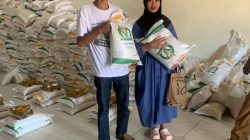 Pembagian Bantuan Pangan di Desa Tanjung Baru Berjalan Tertib dan Kondusif