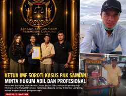 Ketua IMF Soroti Penanganan Kasus Pak Samian, Minta Aparat Bertindak Profesional dan Teliti