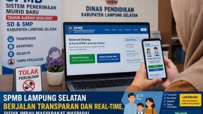 Disdik Lampung Selatan Imbau Masyarakat Waspadai Calo dan Jasa Titipan Pada Pelaksanaan SPMB SD-SMP