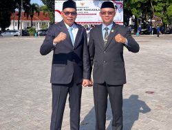 Wakil Ketua Komisi I DPRD Lamsel Jenggis Khan Dipercaya Bacakan UUD 1945 Pada Upacara Peringatan Hari Lahir Pancasila