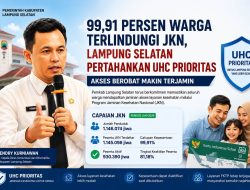 Akses Berobat Kian Terjamin, 99,91 Persen Warga Lampung Selatan Terlindungi JKN