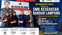 IMF Manjau Mit Sekula Hadir di SMK Kesehatan Bandar Lampung, Edukasi Pelajar tentang NAPZA, Bullying, dan Bijak Bermedia Sosial