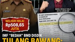IMF “BEDAH” BMD DISDIK TULANG BAWANG: Rp8,84 MILIAR ASET HIBAH, 23 SEKOLAH, DOKUMEN DIPERTANYAKAN