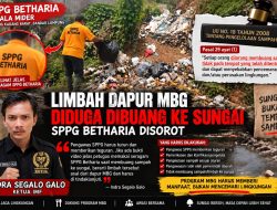 Diduga Limbah Dapur MBG Dibuang ke Sungai, Indra Segalo Galo Minta Pengawas SPPG Turun Tangan serta walikota turun lihat sungai