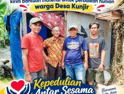 Prihatin Dengan Kondisi Hunian Warga Kunjir, LKM MANDIRA Hadir Kirim Bantuan Melalui KSM